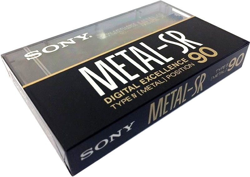 Compact Cassette Sony Metal SR 90 Type IV Metal 1989 USA