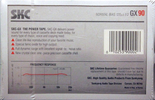 Compact Cassette SKC GX 90 Type I Normal 1990 USA