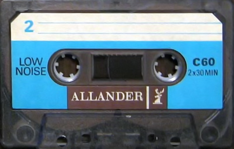 Compact Cassette Allander 60 Type I Normal 1978 Portugal