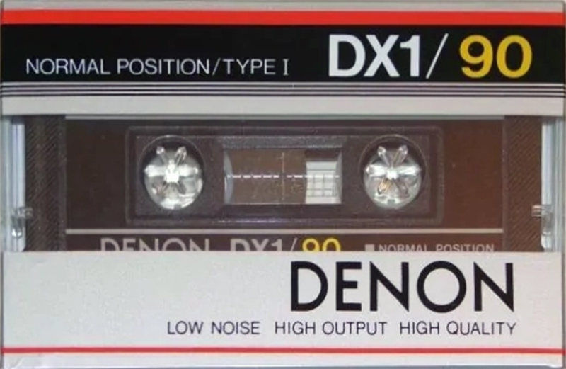 Compact Cassette Denon DX1 90 "Gift Sound Life" Type I Normal 1983 Japan
