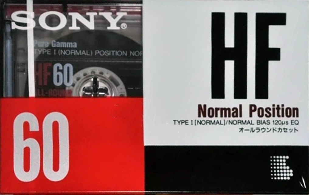 Compact Cassette Sony HF 60 Type I Normal 1991 Japan