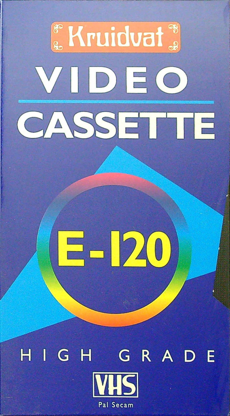 VHS, Video Home System Kruidvat 120 Type I Normal Netherlands