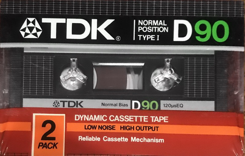 2 pack TDK D 90 Type I Normal 1984 Japan