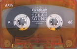 Compact Cassette AXIA J`z 2 Color 46 "JZ2J 46" Type II Chrome 2000 Japan