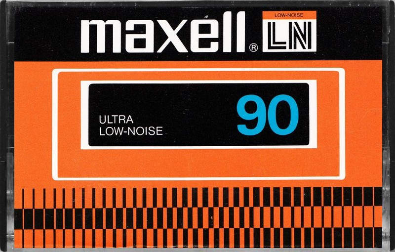 Compact Cassette Maxell LN 90 Type I Normal 1977 USA