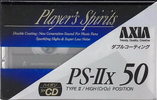 Compact Cassette AXIA PS-IIx 50 "PS-2X A 50" Type II Chrome 1991 Japan