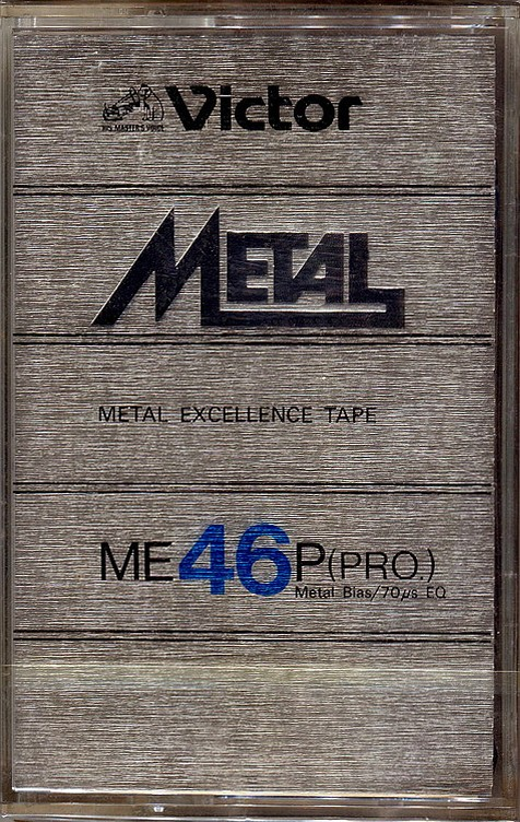 Compact Cassette Victor Metal / Me 46 "P(PRO)" Type IV Metal 1981 Japan