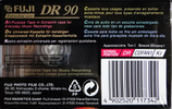 Compact Cassette Fuji DR 90 Type I Normal 1998 Europe