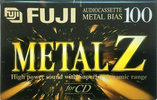 Compact Cassette Fuji Metal Z 100 Type IV Metal 1995 North America