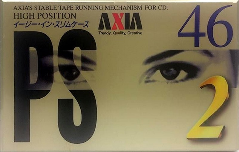 Compact Cassette AXIA PS-II / PS-2 46 "PS2G 46" Type II Chrome 1995 Japan