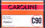 Compact Cassette Caroline 90 Type I Normal 1978 Europe