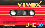 Compact Cassette Vivox 90 "UHE" Type I Normal Canada