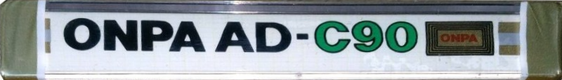Compact Cassette ONPA AD 90 Type I Normal 1986 Thailand