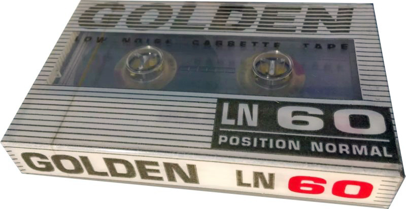 Compact Cassette Golden LN 60 Type I Normal Hong Kong