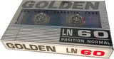 Compact Cassette Golden LN 60 Type I Normal Hong Kong