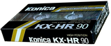 Compact Cassette Konica KX-HR 90 Type II Chrome 1987 Europe