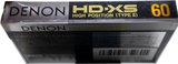 Compact Cassette Denon HD-XS 60 Type II Chrome 1987 Japan