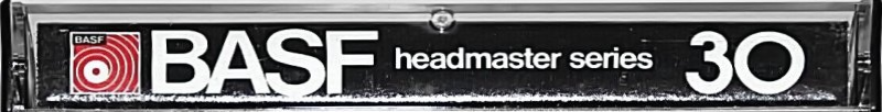 Compact Cassette BASF Headmaster Series 30 Type I Normal 1976 USA