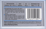 Compact Cassette Maxell UR-F 90 Type I Normal 1985 USA