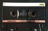 Compact Cassette Goldstar MTX 90 Type IV Metal 1986 Europe