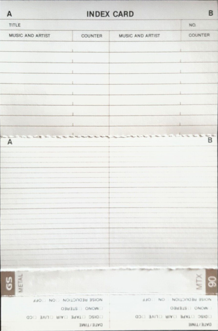 Compact Cassette Goldstar MTX 90 Type IV Metal 1986 Europe