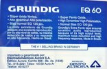 Compact Cassette Grundig EQ 60 Type I Normal Latin America