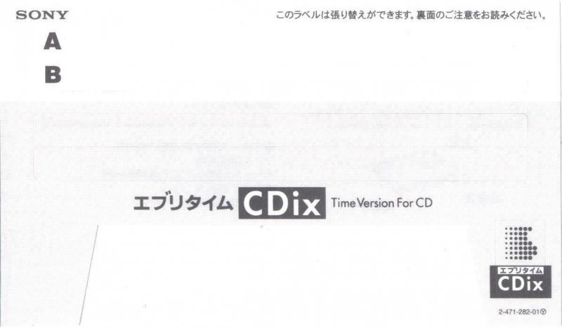 2 pack Sony CDix II 54 Type II Chrome 1995 Japan