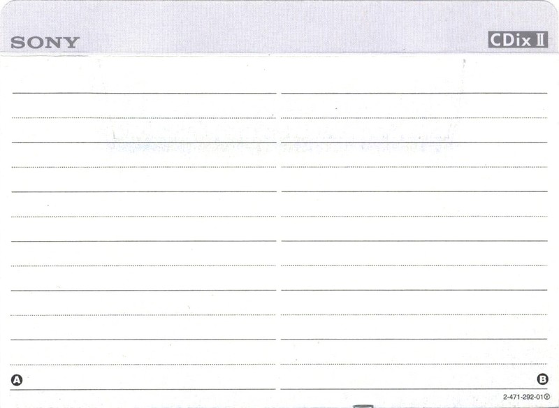2 pack Sony CDix II 54 Type II Chrome 1995 Japan