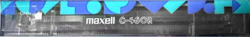 Compact Cassette Maxell FRILL 46 "C-46OR" Type I Normal 1986 Japan