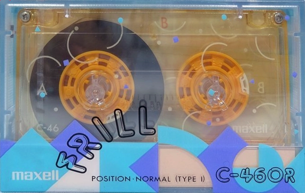 Compact Cassette Maxell FRILL 46 "C-46OR" Type I Normal 1986 Japan