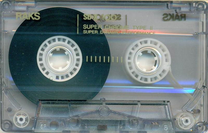 Compact Cassette RAKS SD-X 100 Type II Chrome 1991 Europe