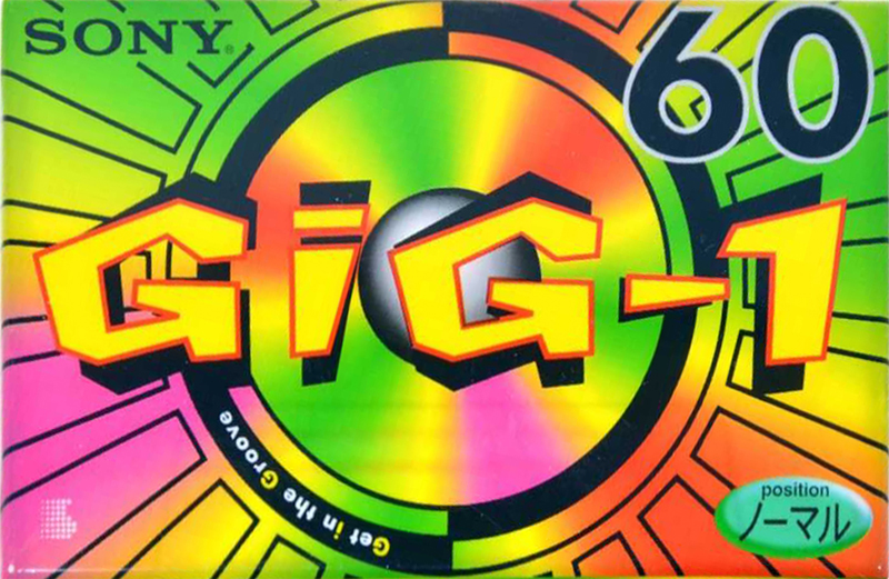 Compact Cassette Sony GIG-1 60 "C-60GIG1" Type I Normal 1995 Japan