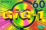 Compact Cassette Sony GIG-1 60 "C-60GIG1" Type I Normal 1995 Japan