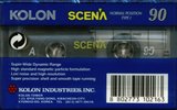 Compact Cassette Scena 90 "KOLON" Type I Normal 1988 Europe