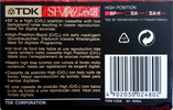 Compact Cassette TDK SF 100 "SF-100EA" Type II Chrome 1995 Europe