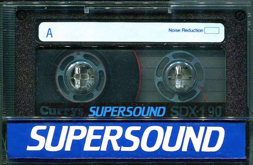 Compact Cassette Currys SDX-1 90 "Supersound" Type I Normal UK