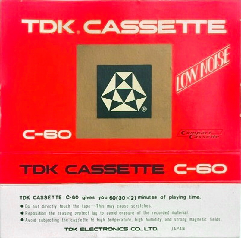 Compact Cassette TDK 60 Type I Normal 1970 USA