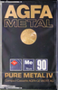 Compact Cassette AGFA Pure Metal IV 90 Type IV Metal 1979 Europe