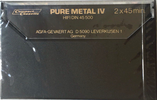 Compact Cassette AGFA Pure Metal IV 90 Type IV Metal 1979 Europe
