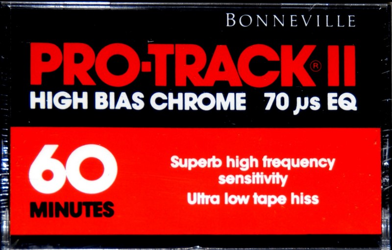Compact Cassette Bonneville 60 "Pro-Track II" Type II Chrome Hong Kong