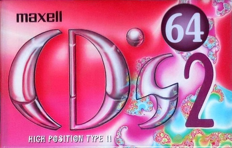 Compact Cassette Maxell CD`s II / CD`s 2 64 "CDS2-64L" Type II Chrome 1997 Japan