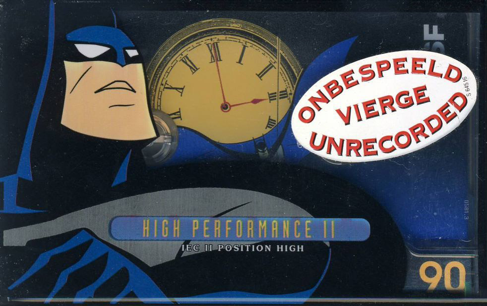 Compact Cassette BASF High Performance II 90 "Batman Edition I" Type II Chrome 1995 Europe