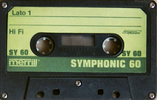 Compact Cassette Merrill 60 "Symphonic" Type I Normal 1978 Italy