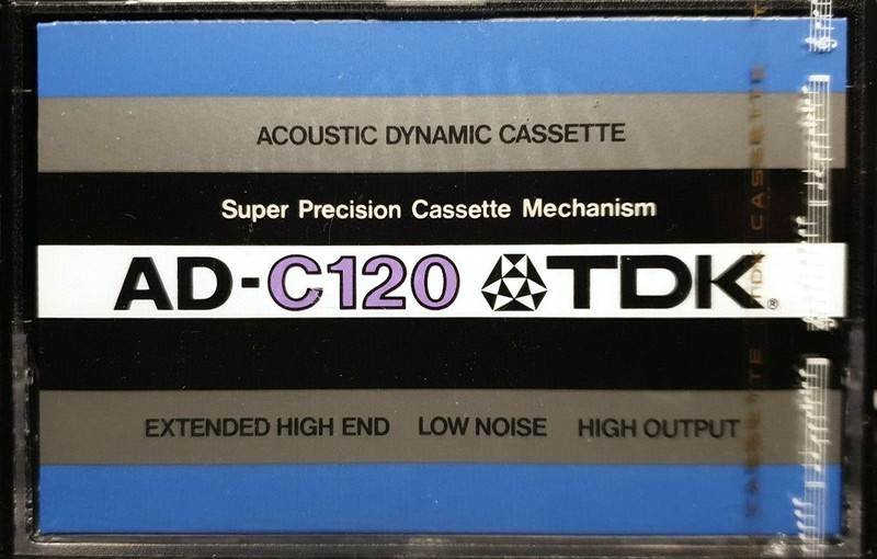 Compact Cassette TDK AD 120 Type I Normal 1977 Europe, USA