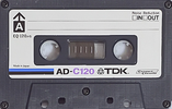 Compact Cassette TDK AD 120 Type I Normal 1977 Europe, USA