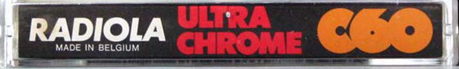 Compact Cassette Radiola Ultra Chrome 60 Type II Chrome 1981 Europe