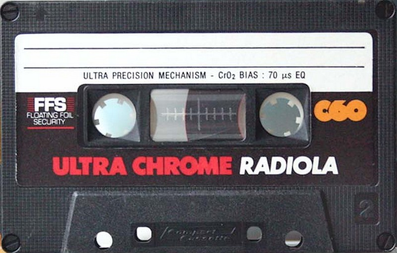 Compact Cassette Radiola Ultra Chrome 60 Type II Chrome 1981 Europe