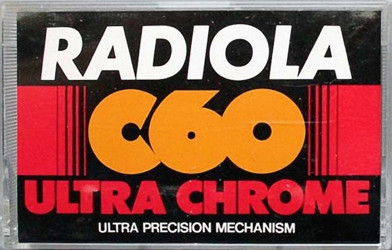 Compact Cassette Radiola Ultra Chrome 60 Type II Chrome 1981 Europe