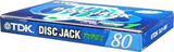 Compact Cassette TDK DJ1 Disc Jack 80 "DJ1-80F" Type I Normal 1999 Japan