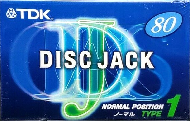Compact Cassette TDK DJ1 Disc Jack 80 "DJ1-80F" Type I Normal 1999 Japan